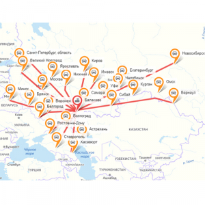 Доставка автозапчастей в Регионы